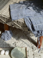 Blue Stripes Mul Cotton