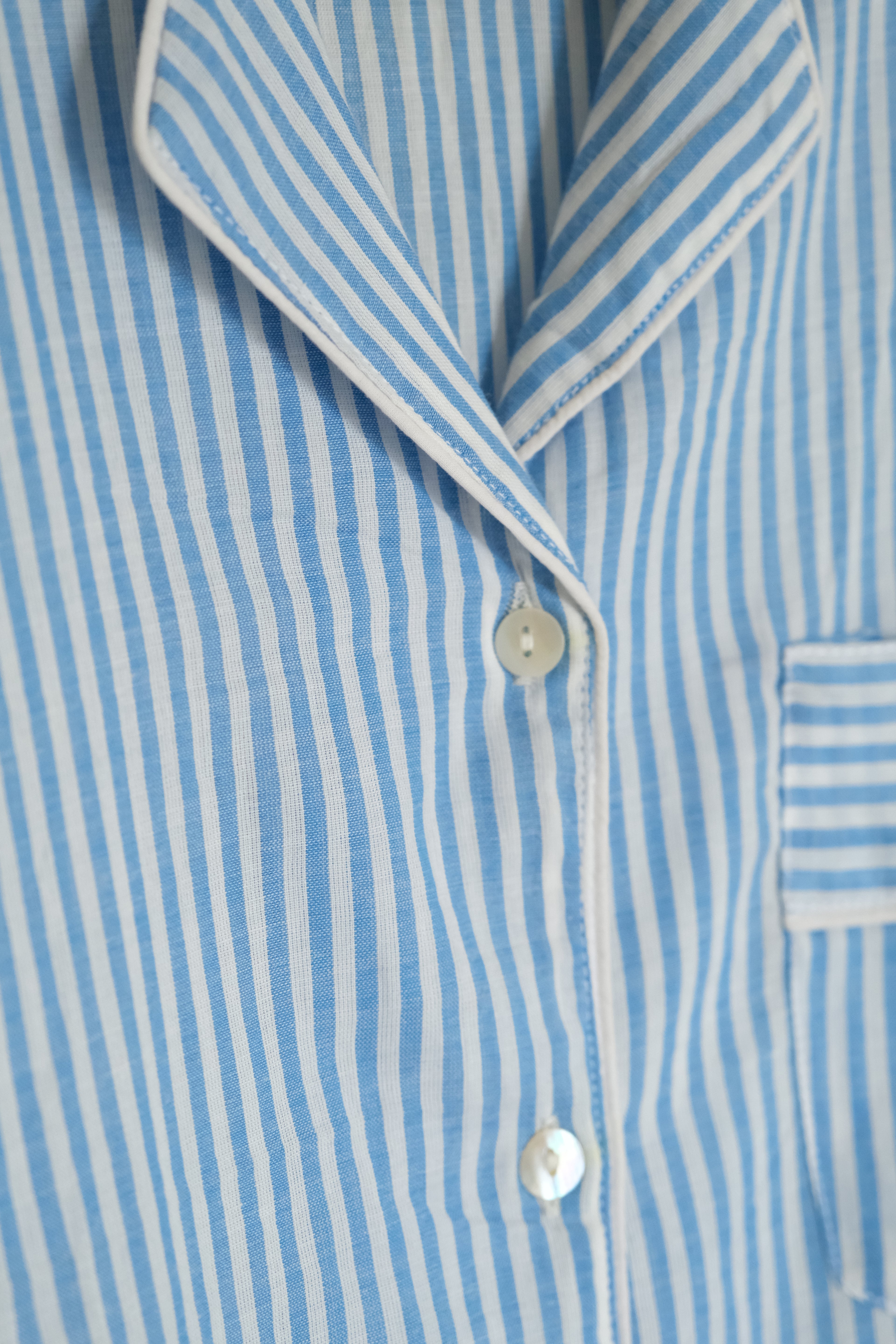 Blue Stripes Mul Cotton