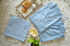 Blue Stripes Mul Cotton