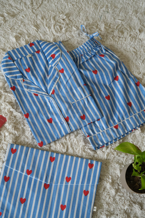 Heartline Shorts Set