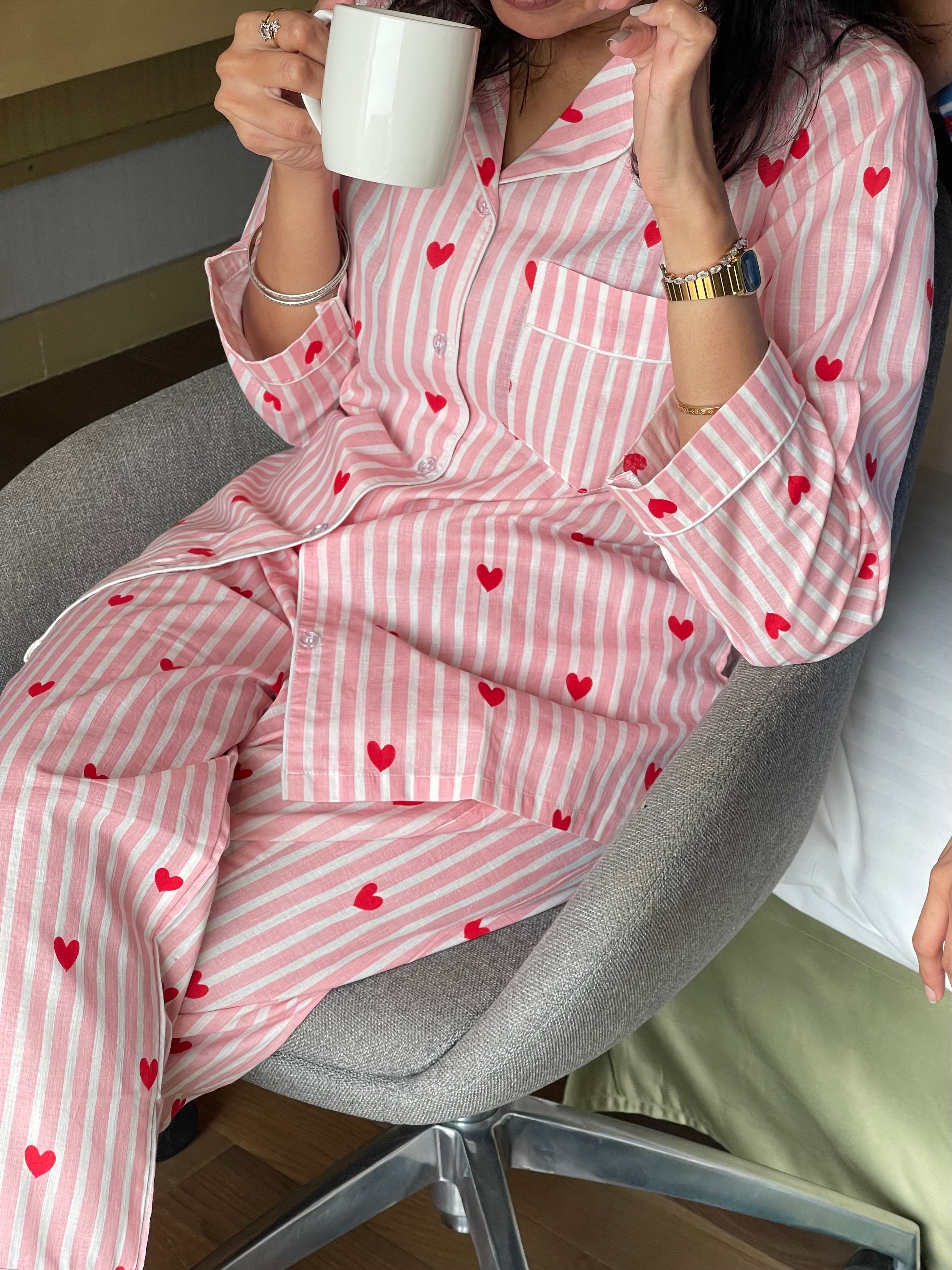 Heartline PJ Set