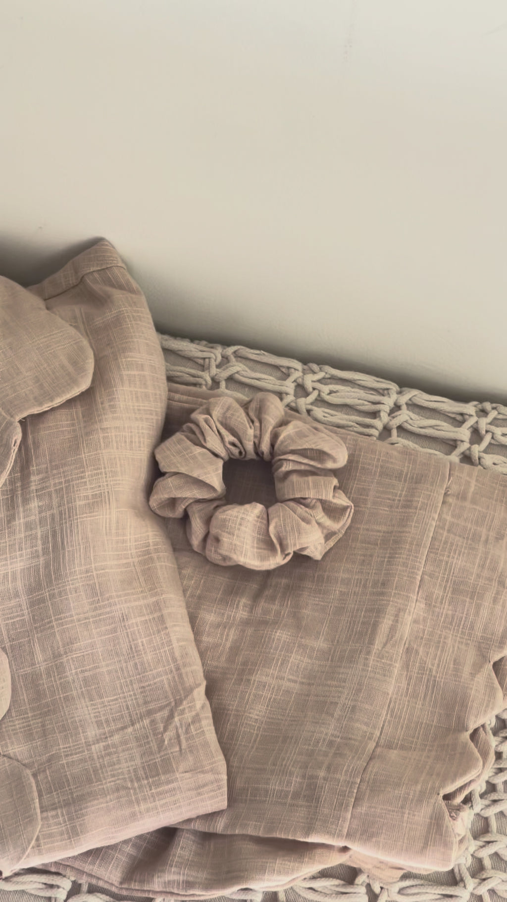 Scallop Edge Cotton Co-ord Set