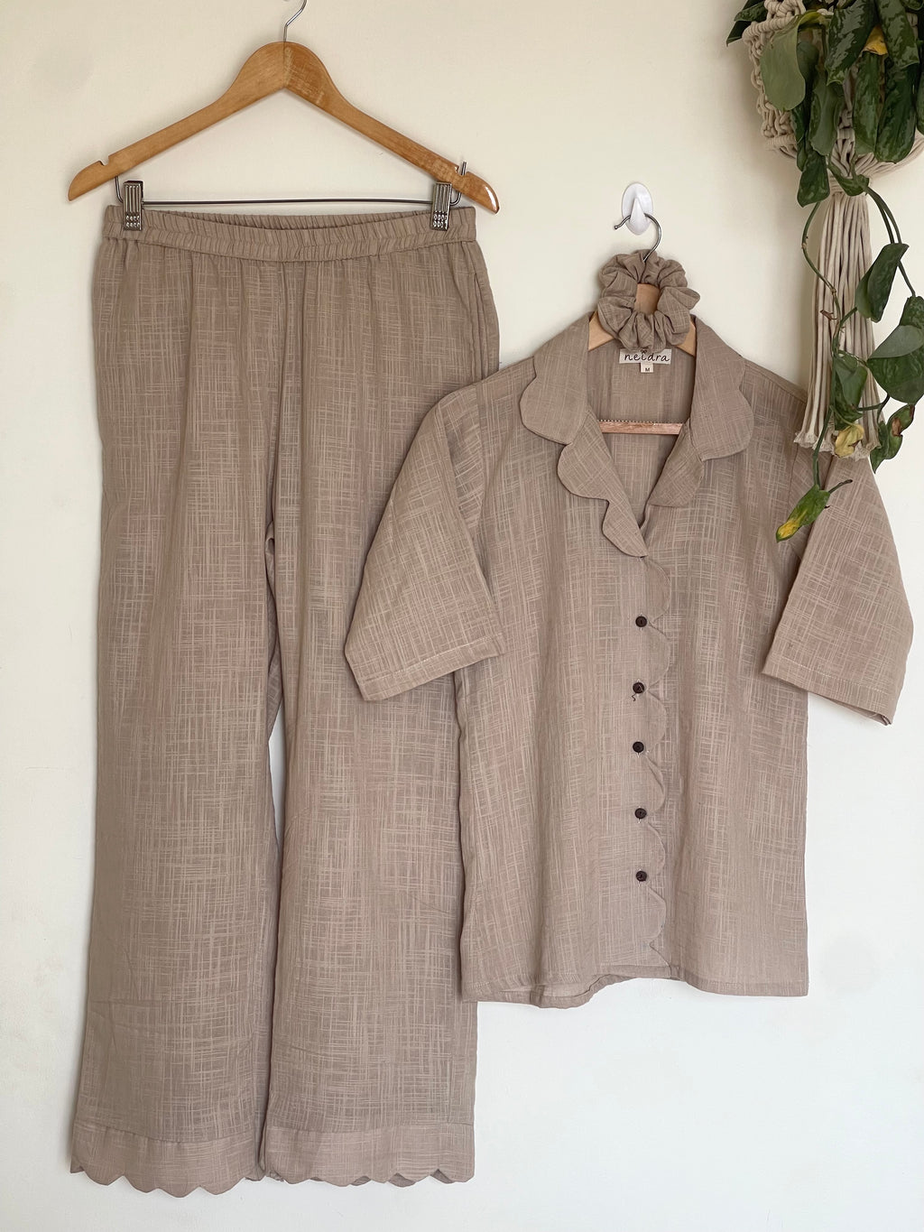 Scallop Edge Cotton Co-ord Set