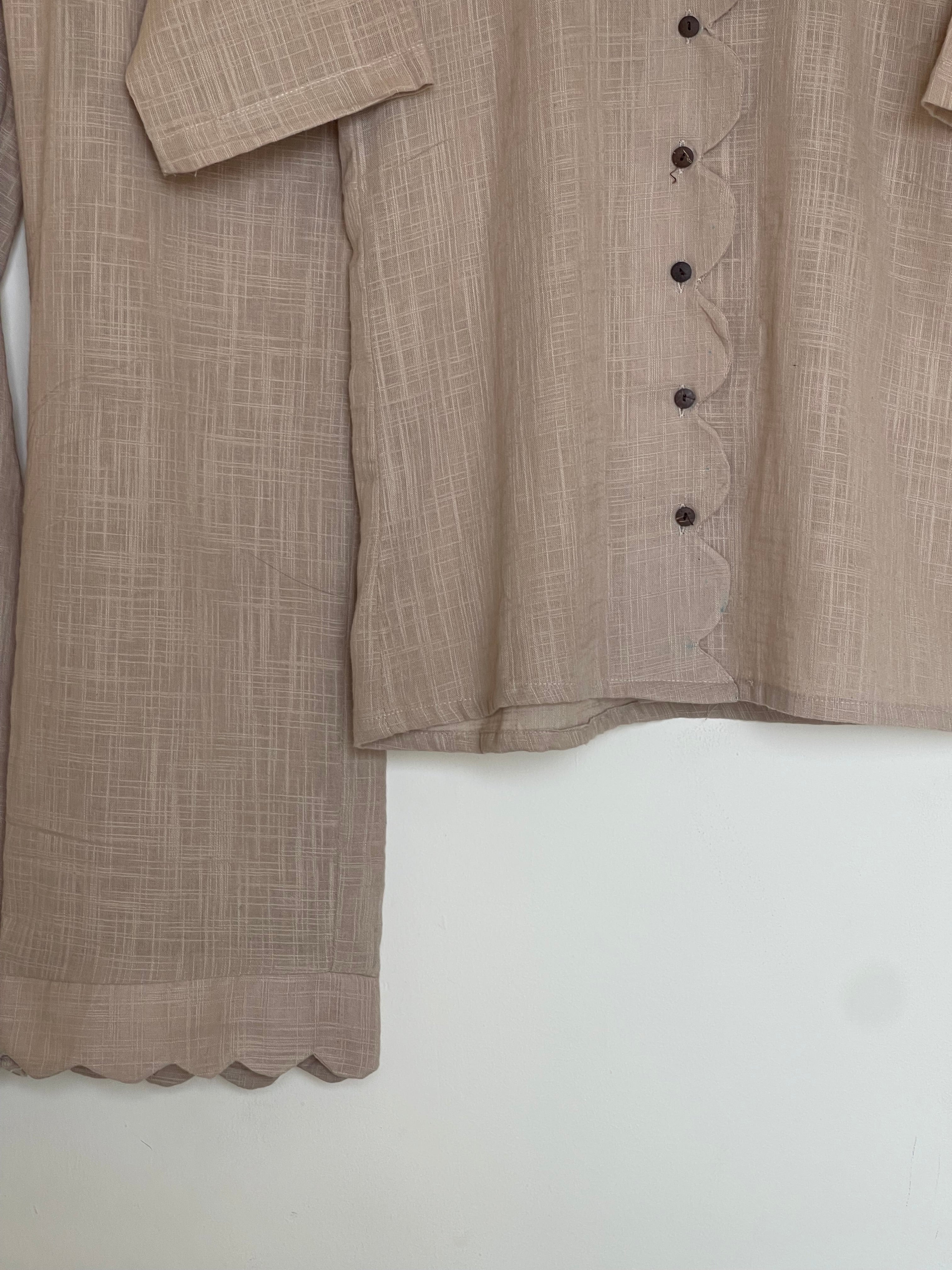Scallop Edge Cotton Co-ord Set