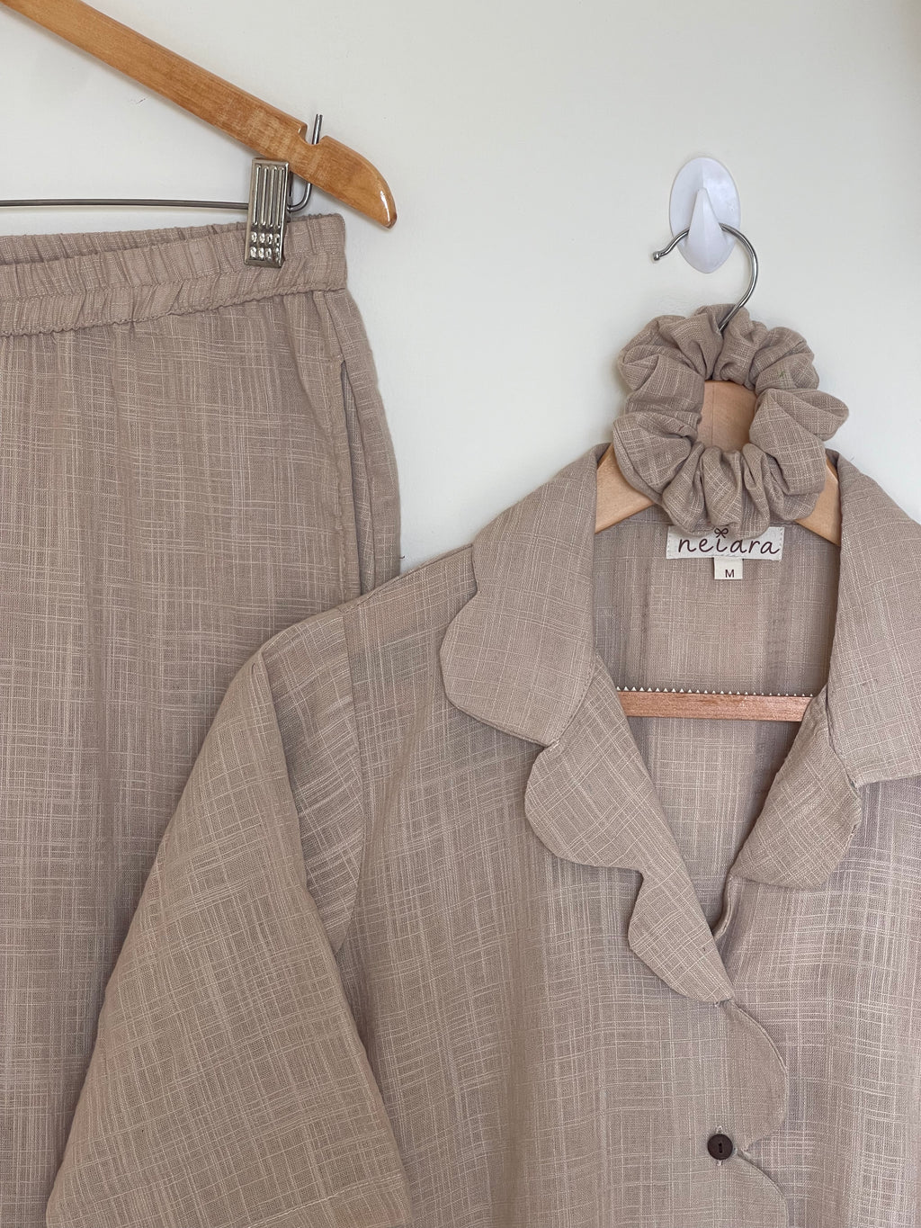Scallop Edge Cotton Co-ord Set